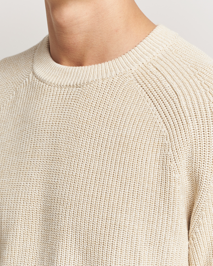 Uomini | Maglieria | NN07 | Jacobo Cotton Knitted Sweater Ivory