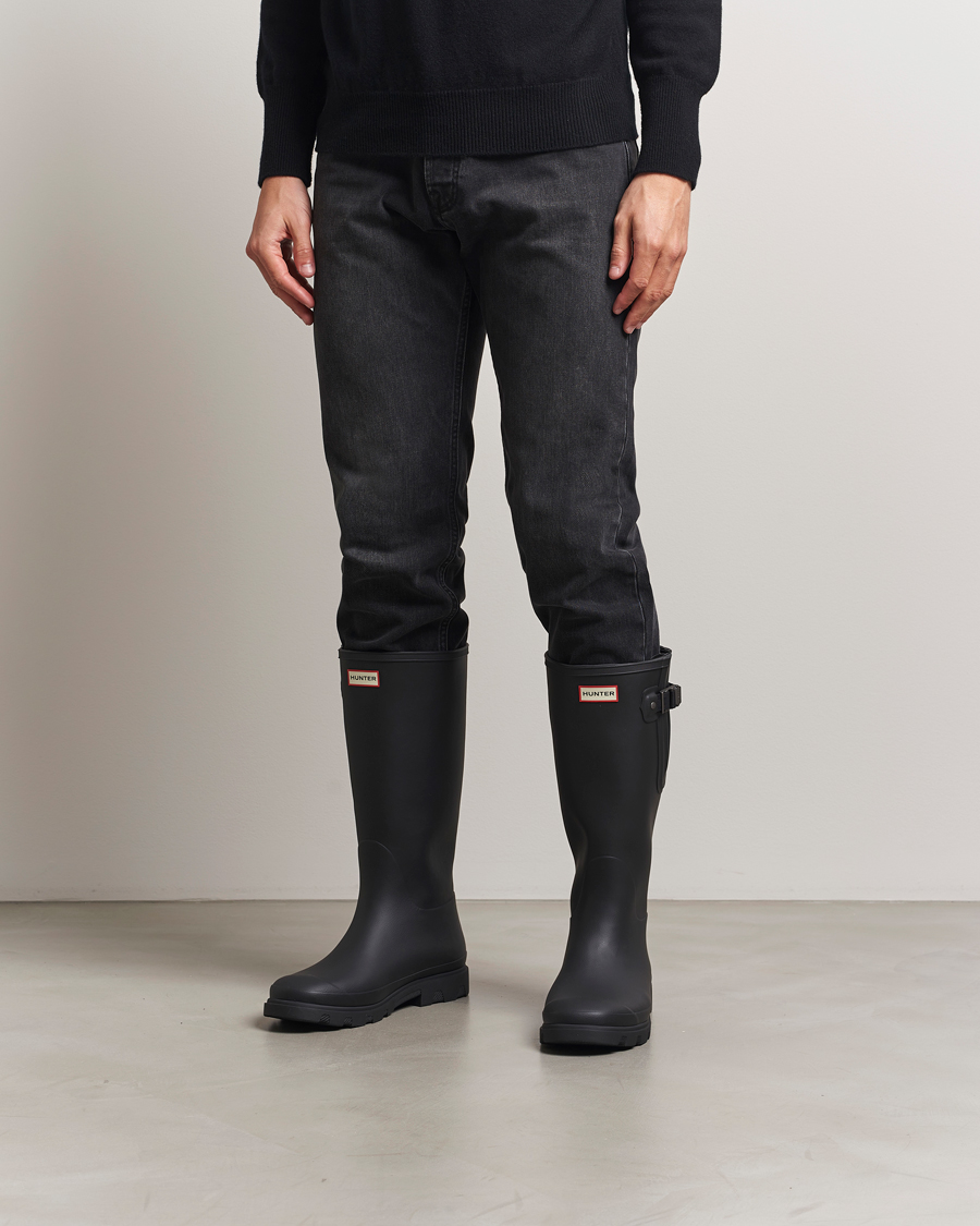 Uomini | Soprascarpe | Hunter Boots | Downpour Adjustable Boot Black