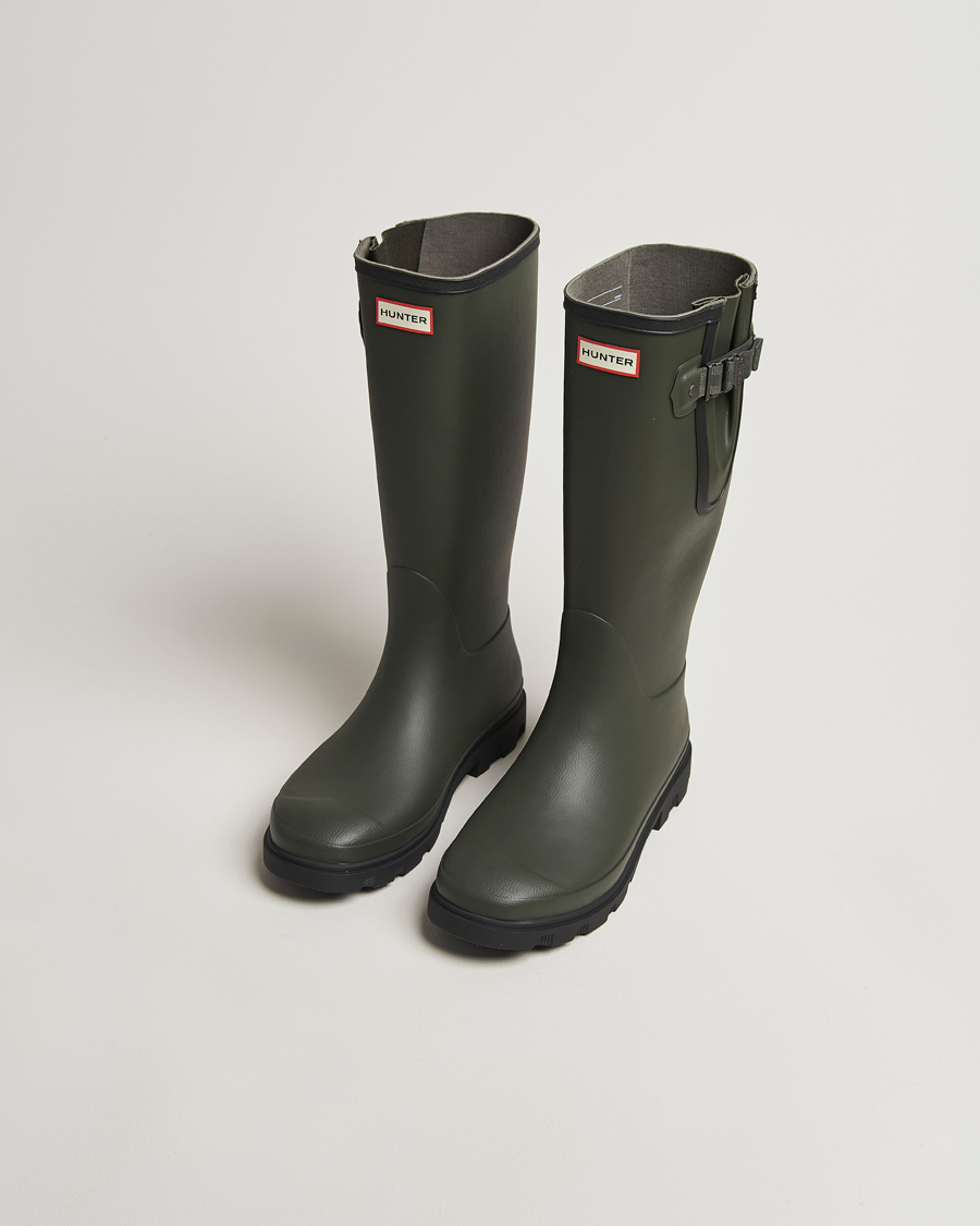 Uomini | Soprascarpe | Hunter Boots | Downpour Adjustable Boot Dark Olive