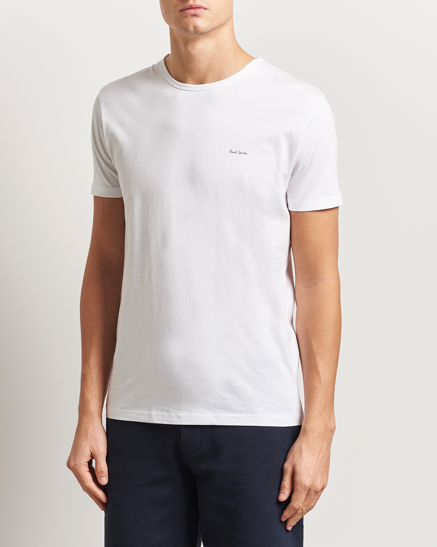 Uomini | T-shirt | Paul Smith | 3-Pack Crew Neck T-Shirt White