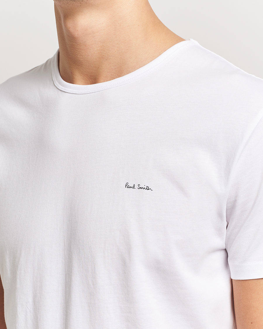 Uomini | T-shirt | Paul Smith | 3-Pack Crew Neck T-Shirt White