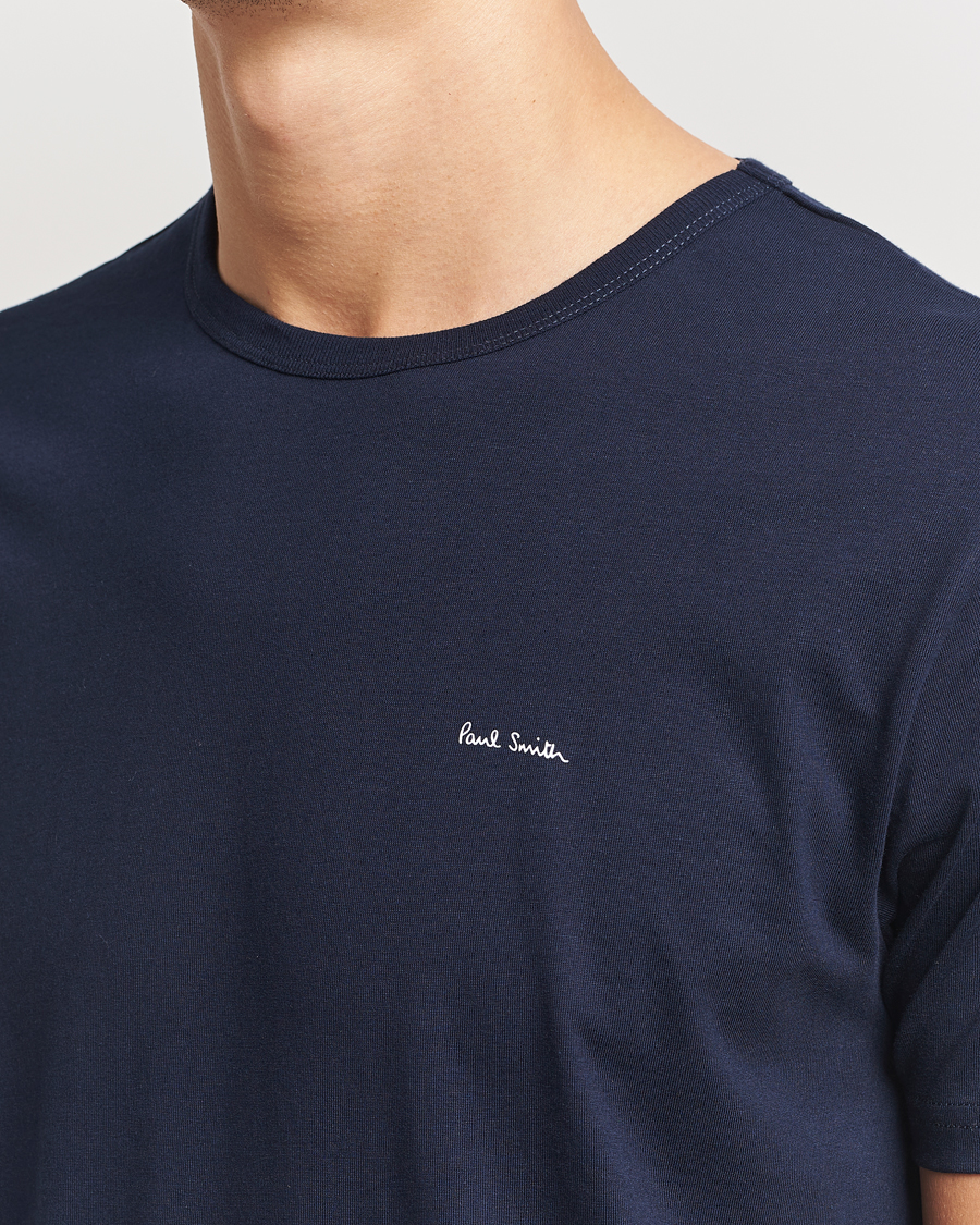 Uomini | T-shirt | Paul Smith | 3-Pack Crew Neck T-Shirt Navy