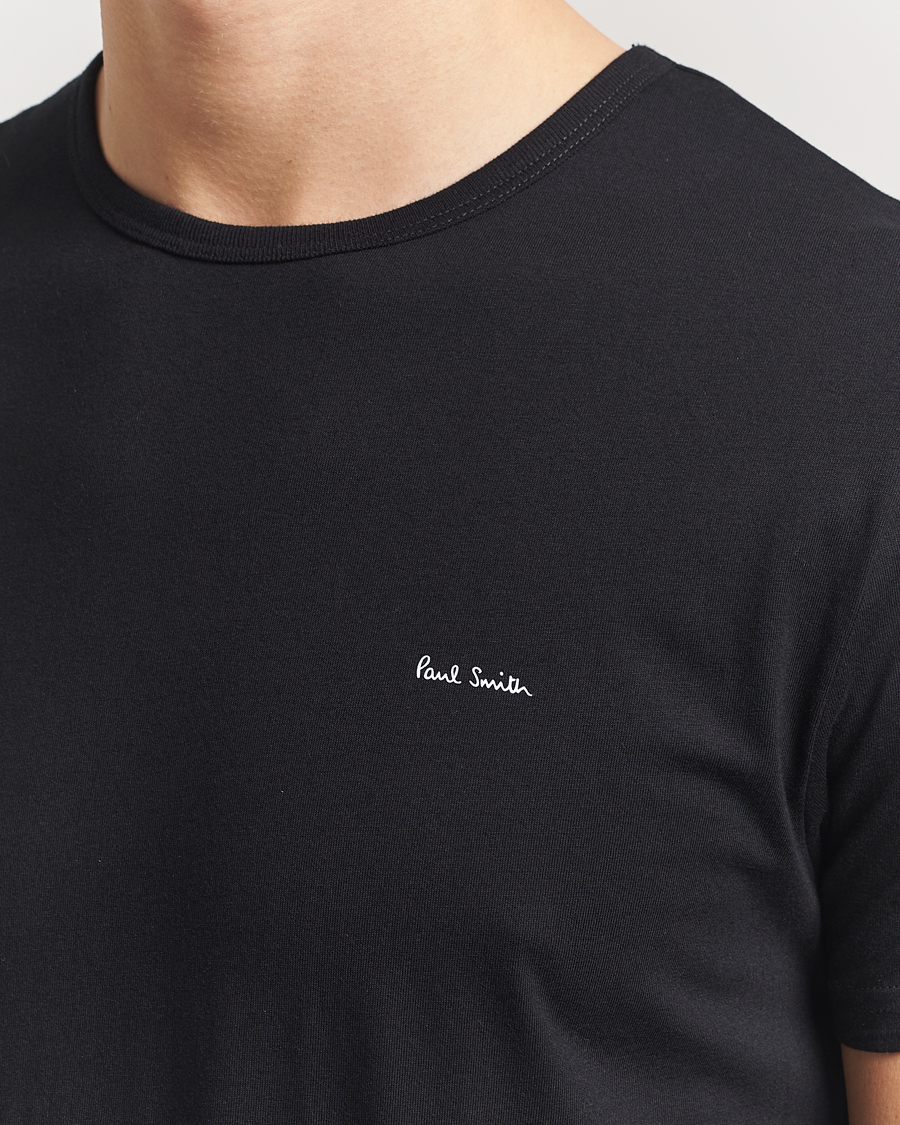 Uomini | T-shirt | Paul Smith | 3-Pack Crew Neck T-Shirt Black