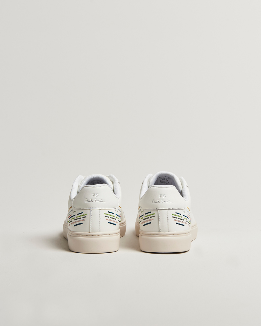 Uomini | Sneakers | PS Paul Smith | Rex Embroidered Leather Sneaker White