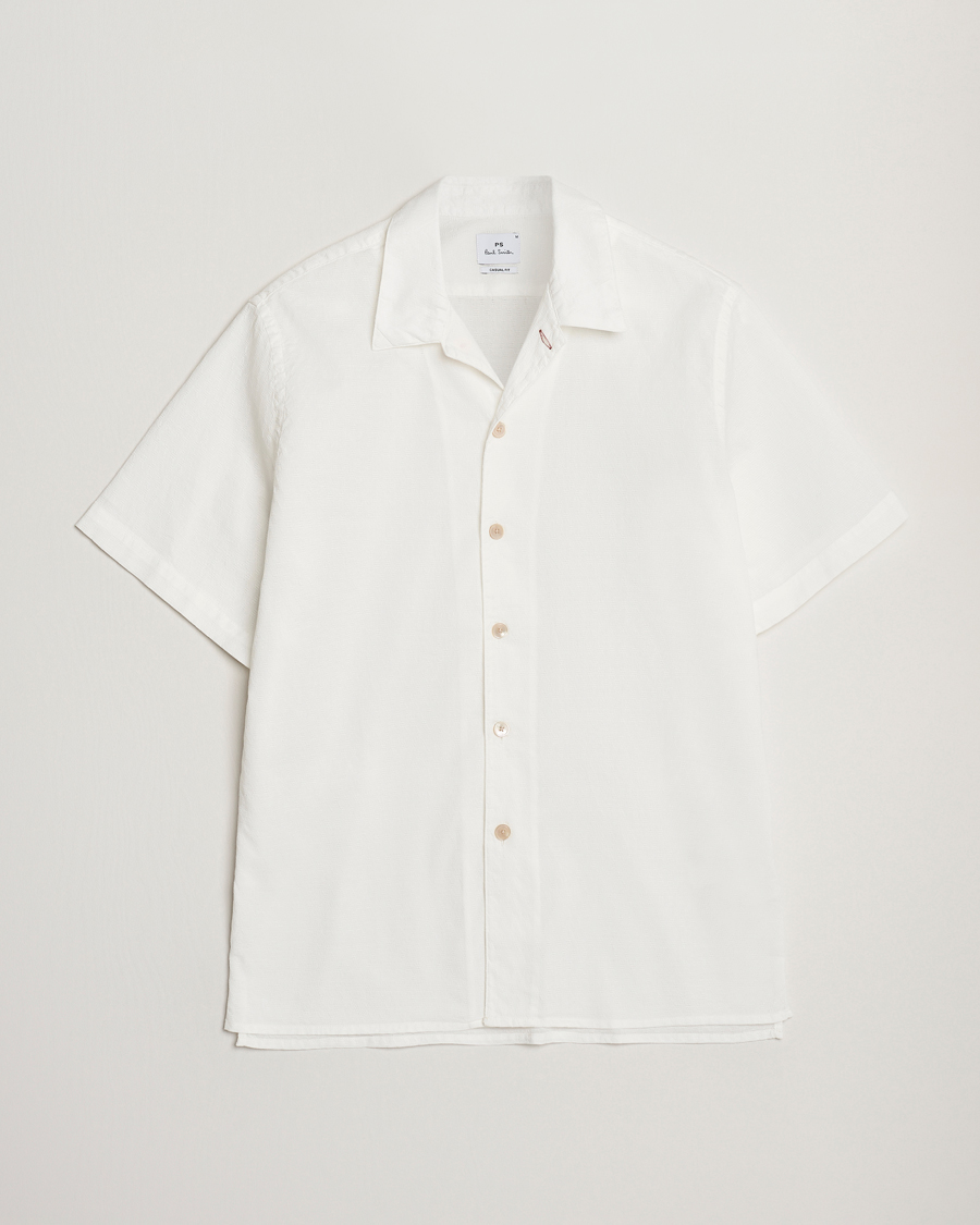 Uomini | Camicie | PS Paul Smith | Structured Short Sleeve Shirt White