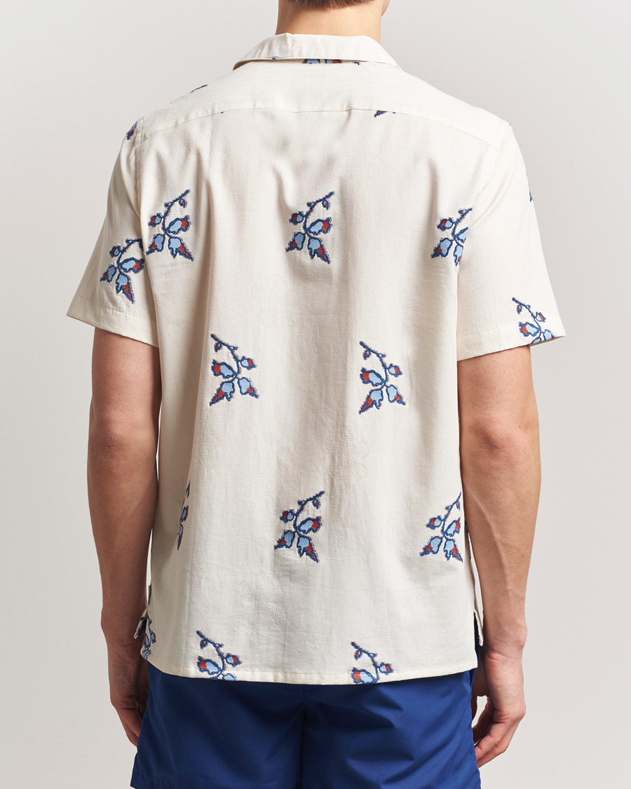 Uomini | Camicie | PS Paul Smith | Flower Short Sleeve Shirt Off White