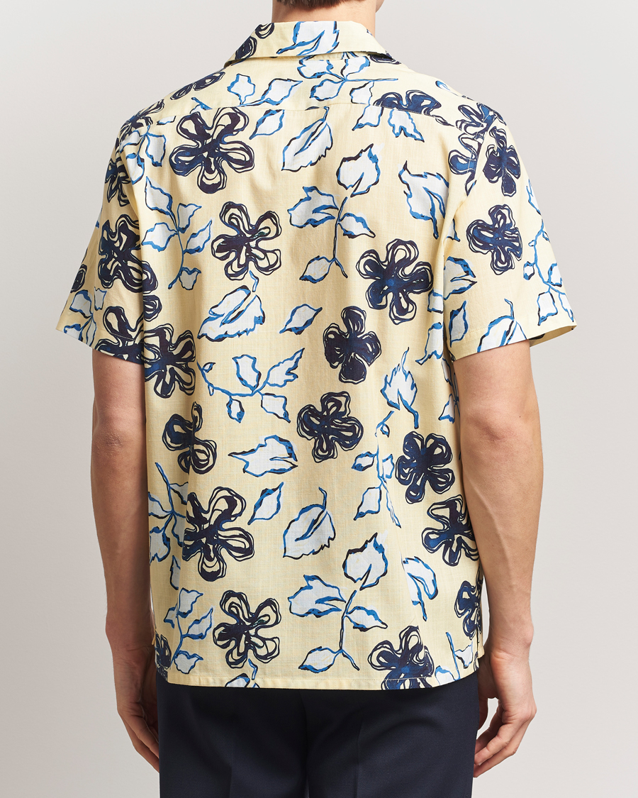 Uomini | Camicie | PS Paul Smith | Floral Short Sleeve Shirt Yellow