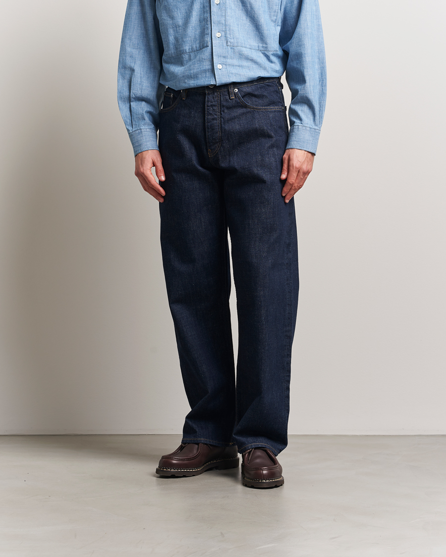 Uomini | Camicie | Sunflower | Loose Jeans Simple Rinse Blue
