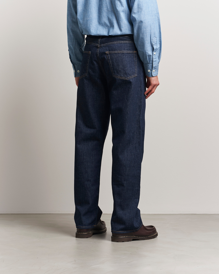 Uomini | Camicie | Sunflower | Loose Jeans Simple Rinse Blue