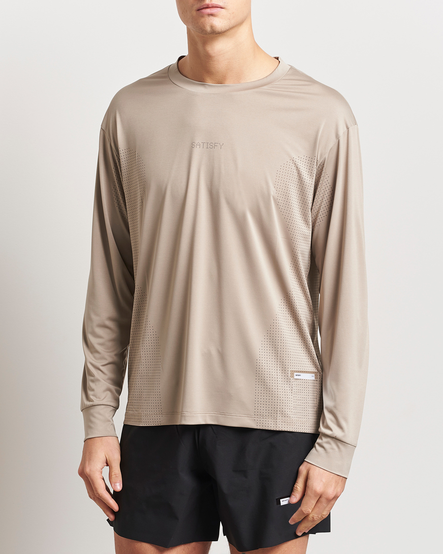 Uomini | T-shirt | Satisfy | AuraLite Air Long Sleeve T-Shirt Estaurilite