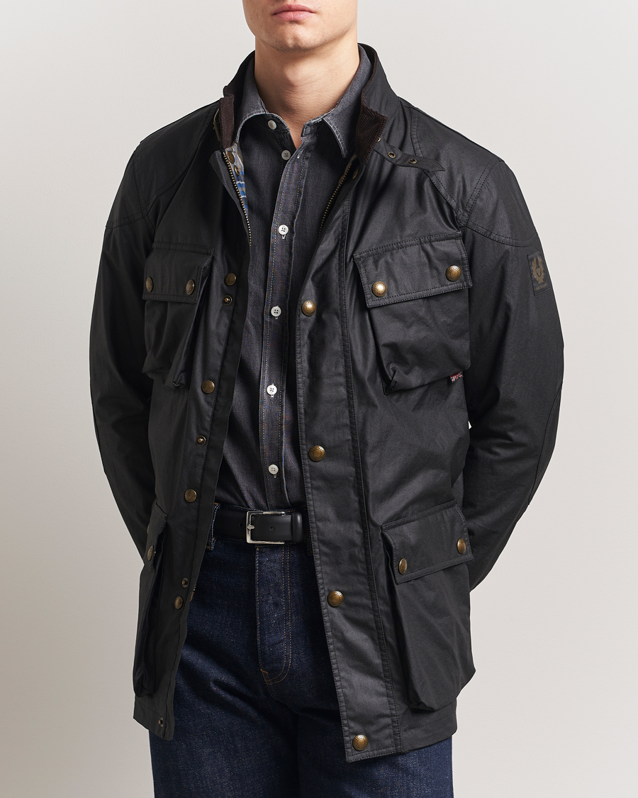 Uomini | Giacche | Belstaff | Trailmaster Wax Jacket Black