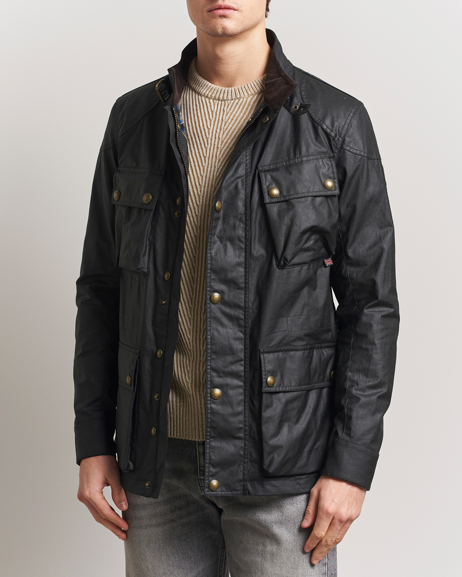 Uomini | Giacche | Belstaff | Fieldmaster Wax Jacket Black