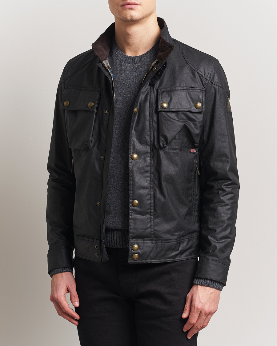 Uomini | Giacche | Belstaff | Racemaster Waxed Jacket Black
