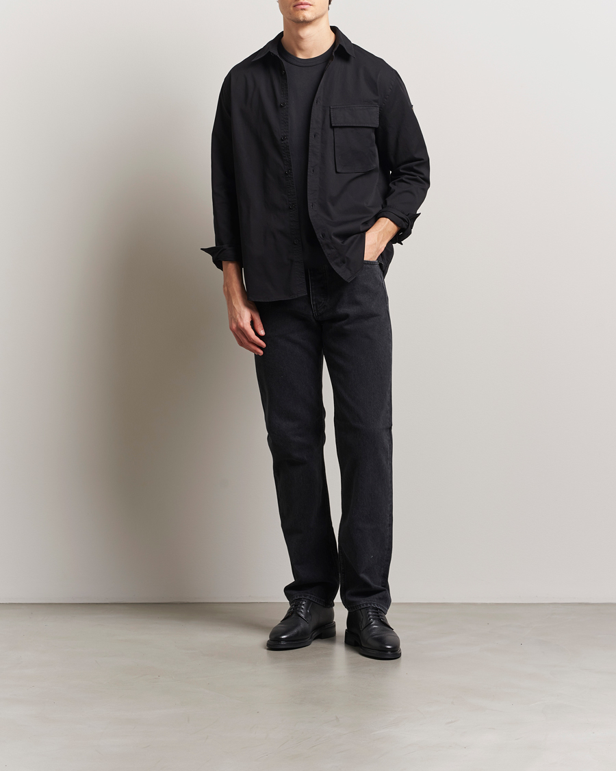 Uomini | Camicie | Belstaff | Scale Cotton Pocket Shirt Black