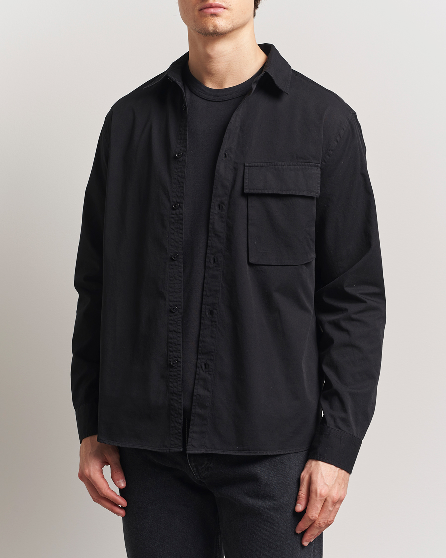 Uomini | Camicie | Belstaff | Scale Cotton Pocket Shirt Black