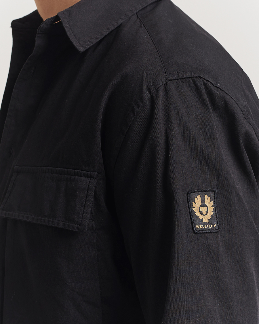 Uomini | Camicie | Belstaff | Scale Cotton Pocket Shirt Black