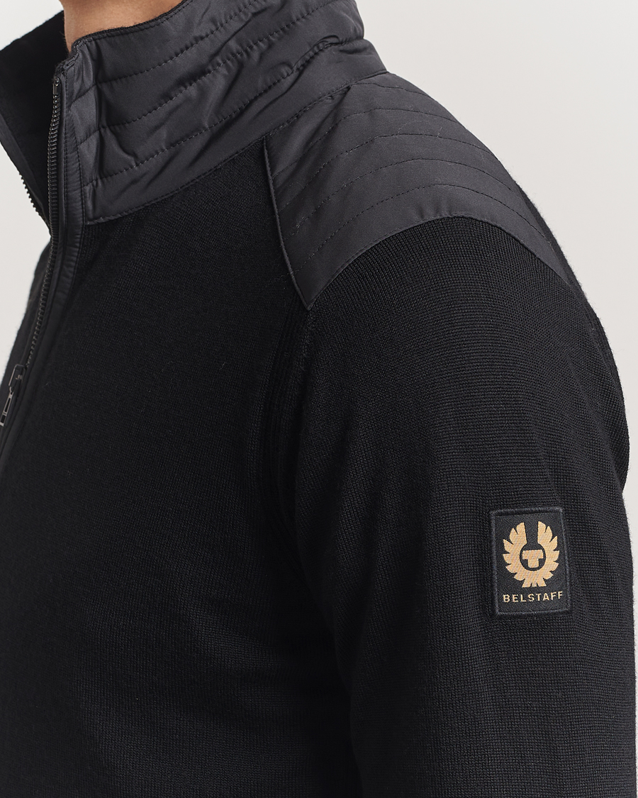 Uomini | Maglieria | Belstaff | Kilmington Quarter Zip Jumper Black