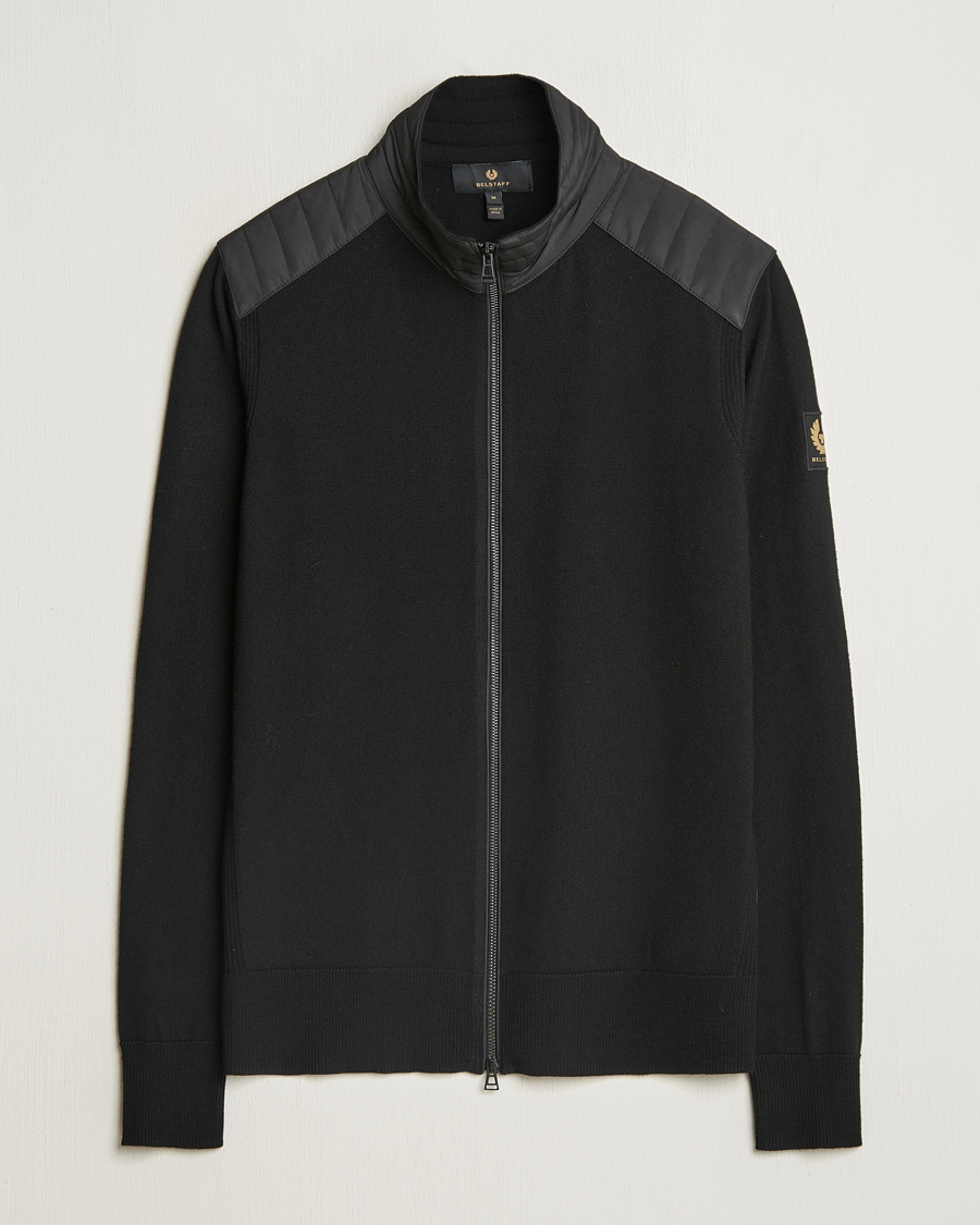 Uomini | Maglieria | Belstaff | Kelby Zip Cardigan Black