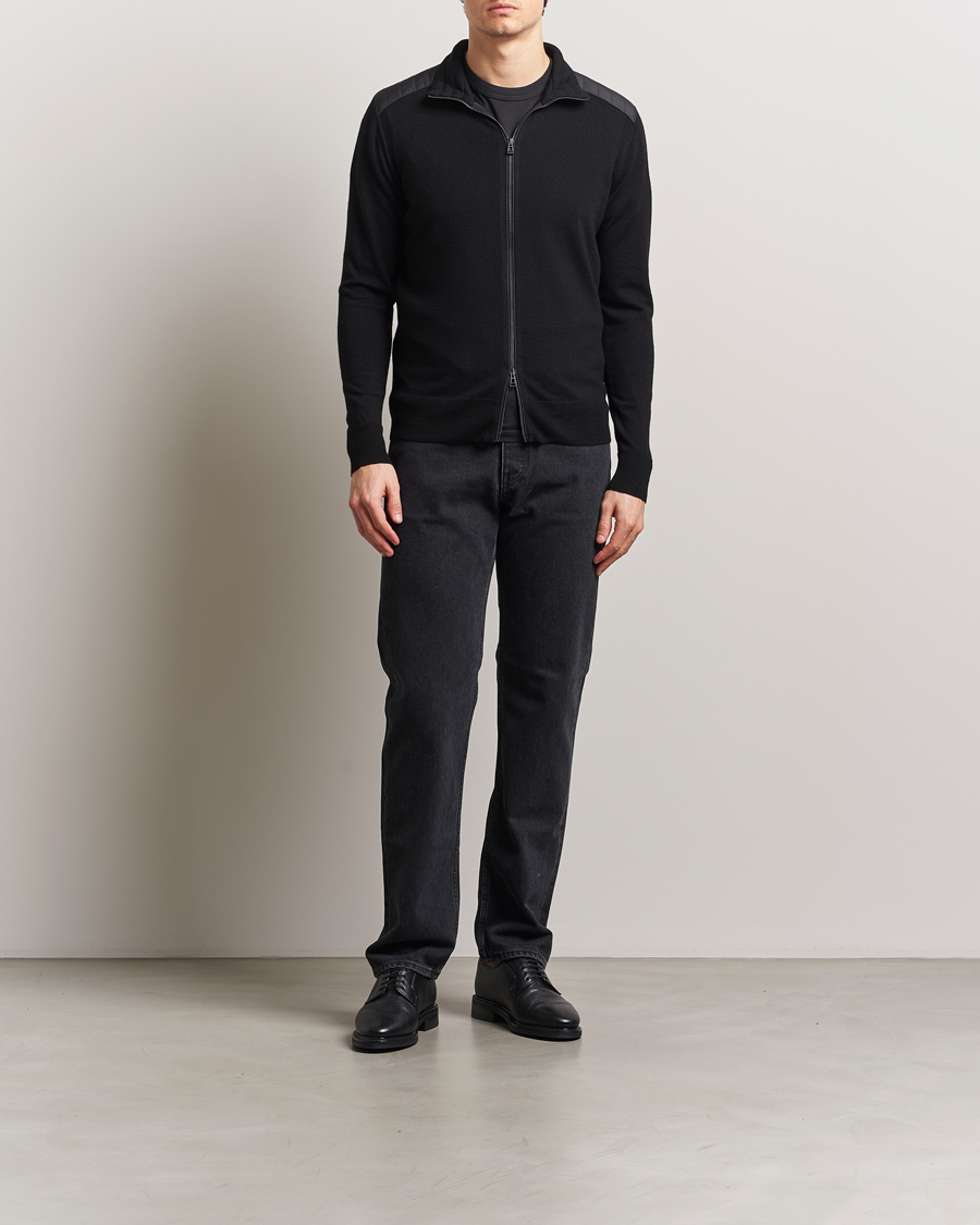 Uomini | Maglieria | Belstaff | Kelby Zip Cardigan Black