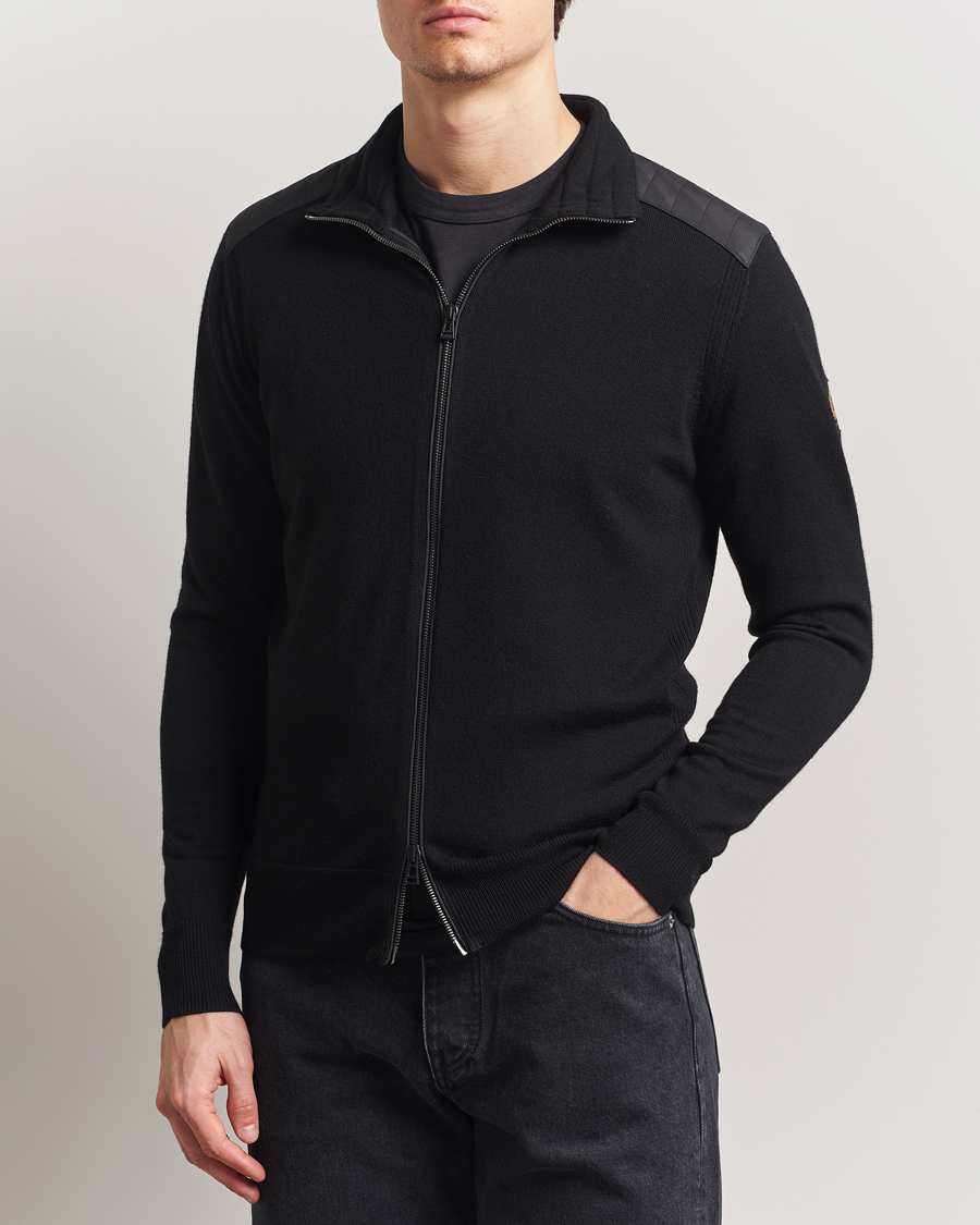 Uomini | Maglieria | Belstaff | Kelby Zip Cardigan Black