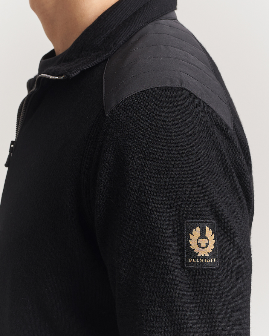 Uomini | Maglieria | Belstaff | Kelby Zip Cardigan Black