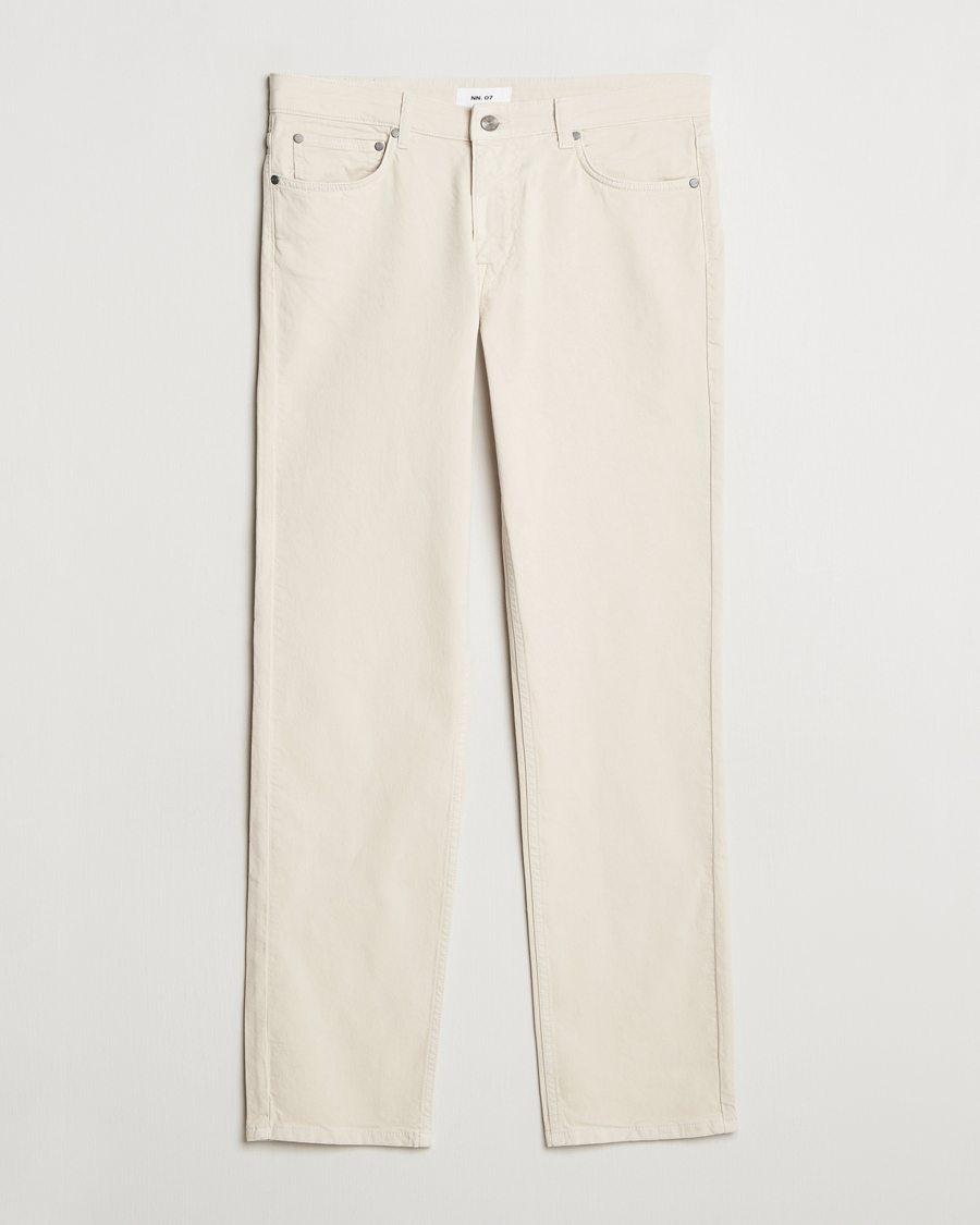 Uomini | Pantaloni | NN07 | Tony 5-Pocket Pants Ivory
