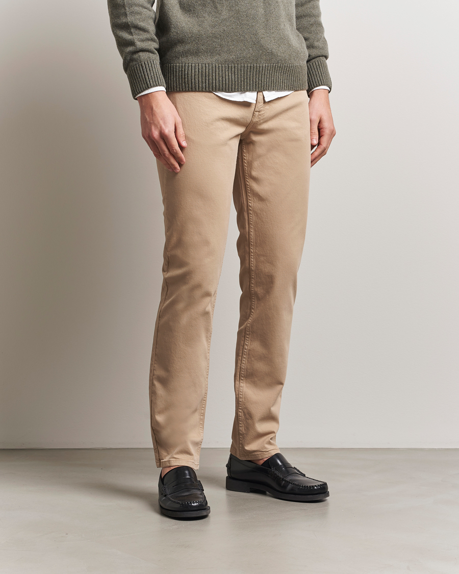 Uomini | Pantaloni | NN07 | Tony 5-Pocket Pants Khaki Beige