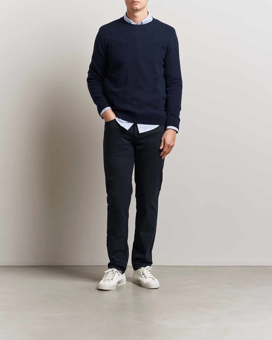 Uomini | Pantaloni | NN07 | Tony 5-Pocket Pants Navy Blue