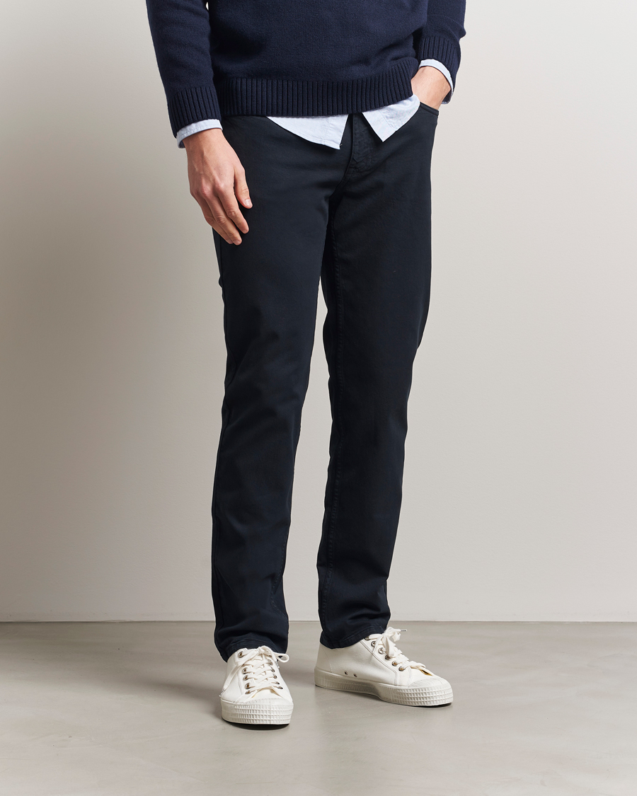 Uomini | Pantaloni | NN07 | Tony 5-Pocket Pants Navy Blue