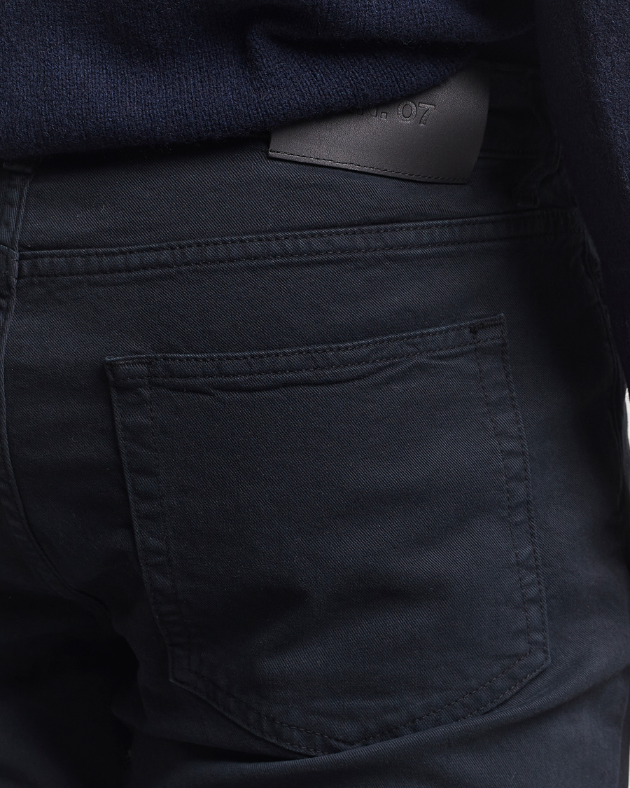 Uomini | Pantaloni | NN07 | Tony 5-Pocket Pants Navy Blue