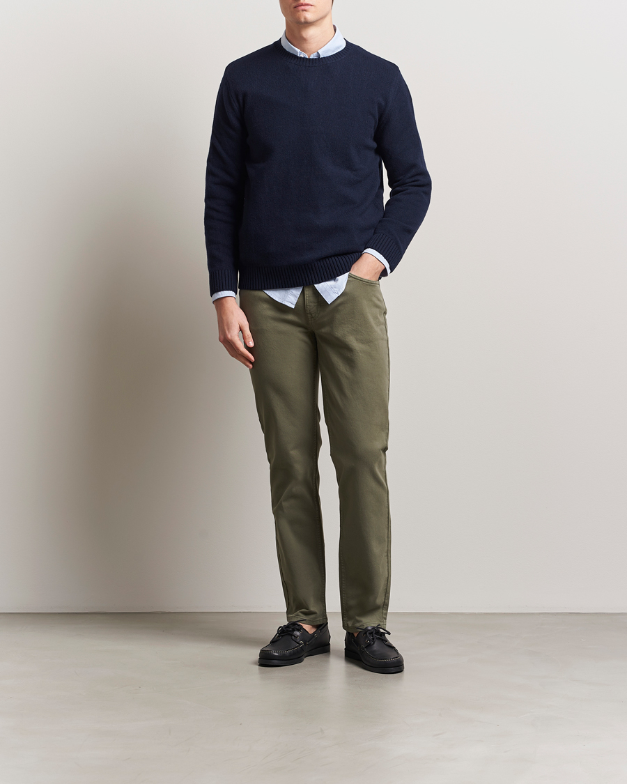 Uomini | Pantaloni | NN07 | Tony 5-Pocket Pants Capers Green