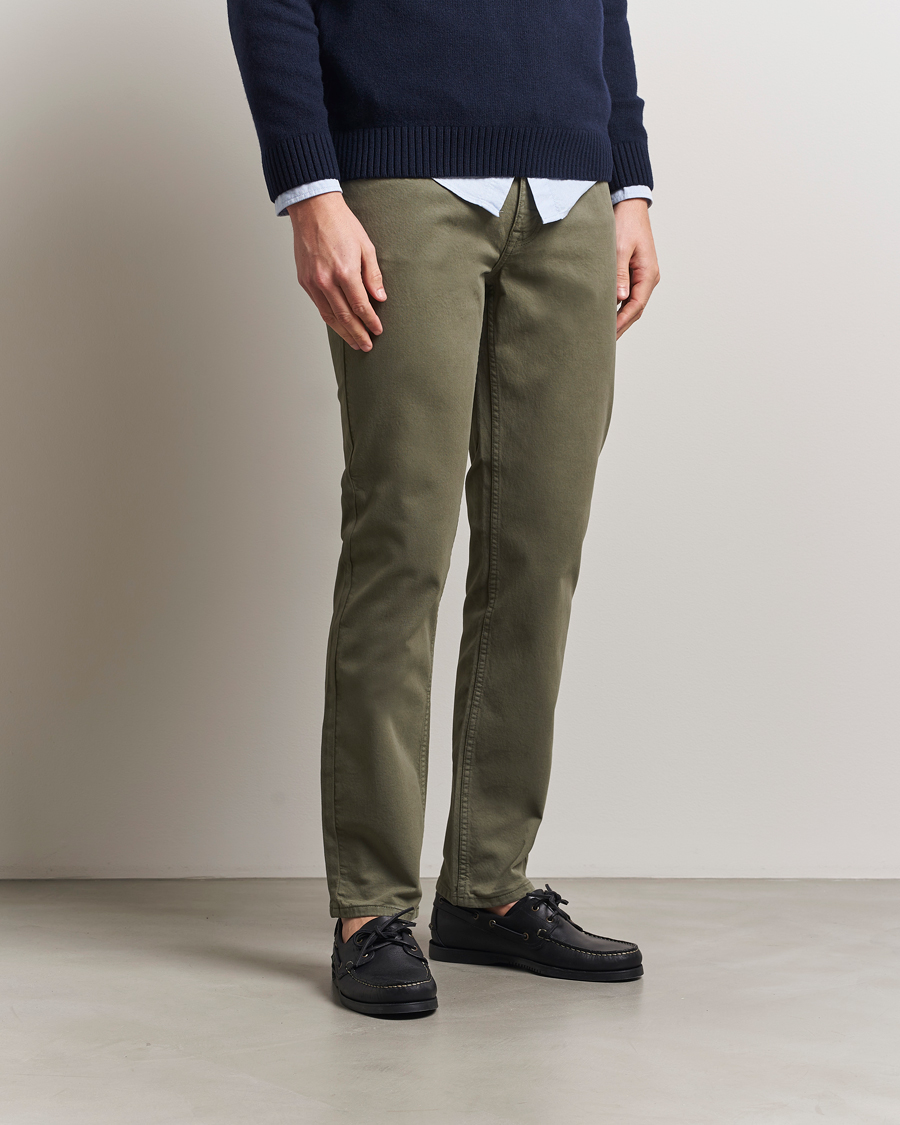 Uomini | Pantaloni | NN07 | Tony 5-Pocket Pants Capers Green