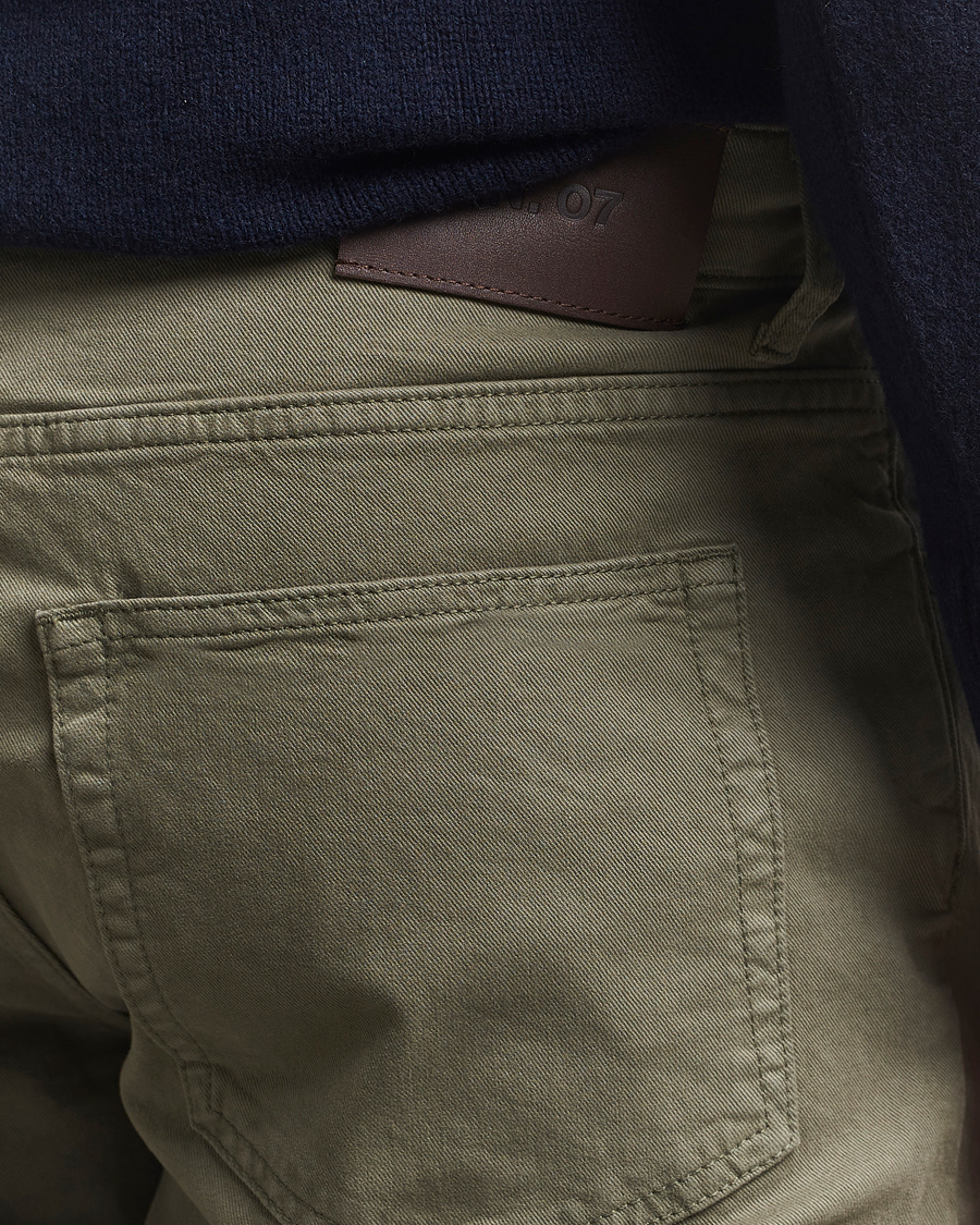 Uomini | Pantaloni | NN07 | Tony 5-Pocket Pants Capers Green