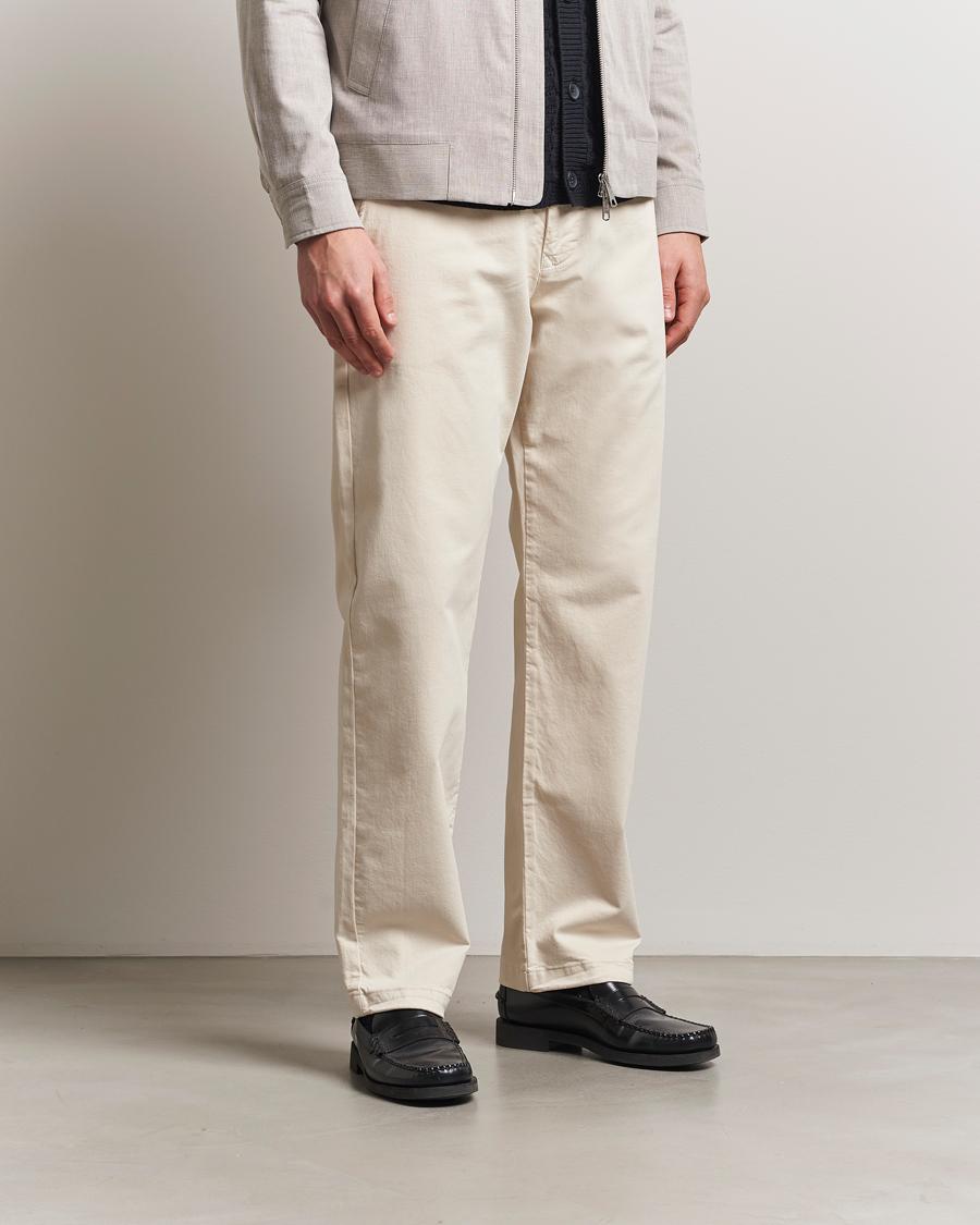 Uomini | Pantaloni | NN07 | Aden Regular Fit Chinos Ivory