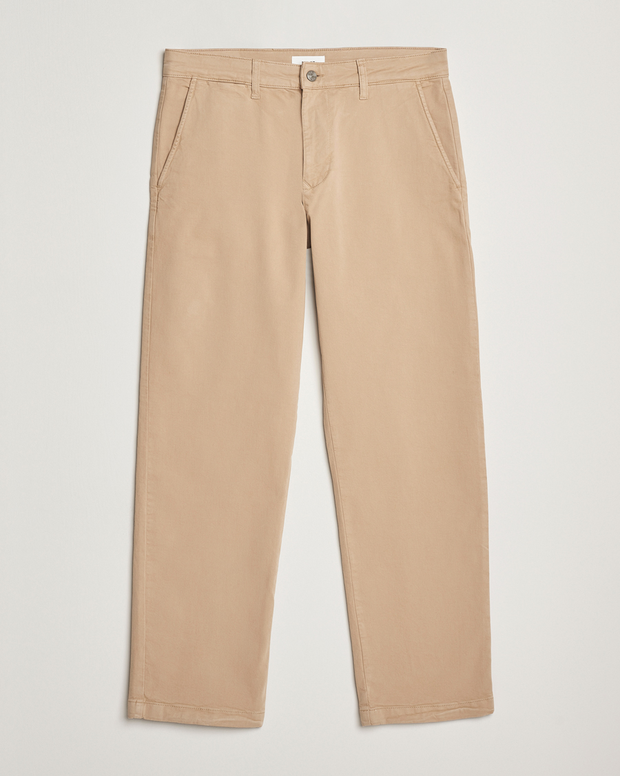 Uomini | Pantaloni | NN07 | Aden Regular Fit Chinos Khaki Beige