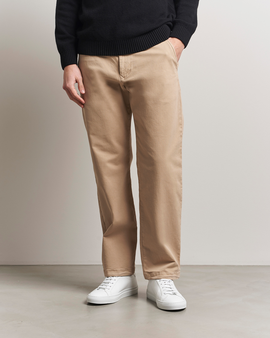 Uomini | Pantaloni | NN07 | Aden Regular Fit Chinos Khaki Beige