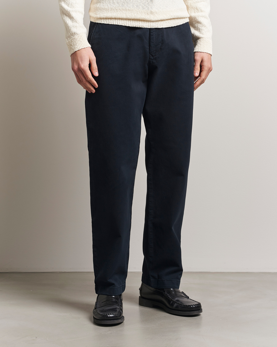 Uomini | Pantaloni | NN07 | Aden Regular Fit Chinos Navy Blue