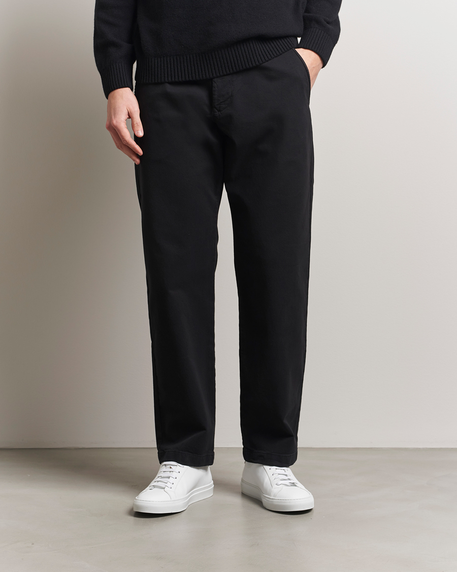 Uomini | Pantaloni | NN07 | Aden Regular Fit Chinos Black