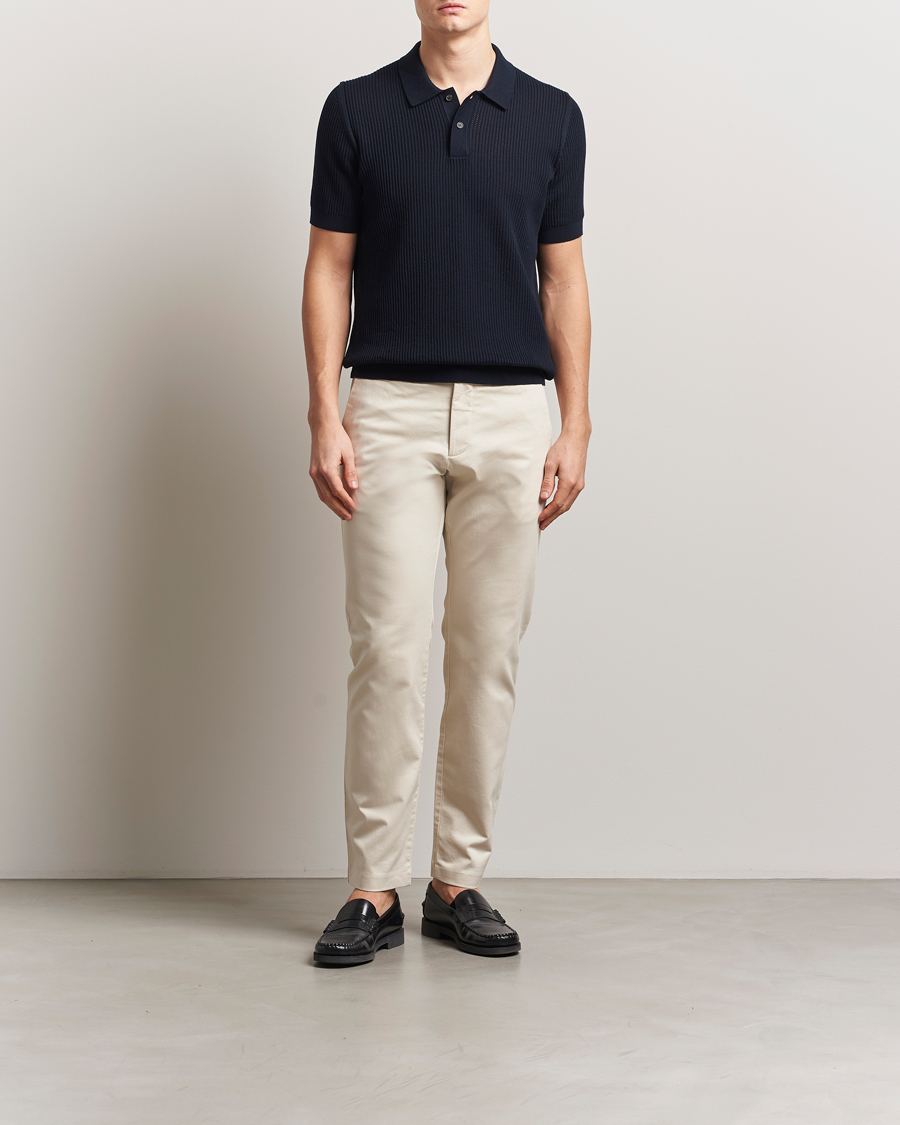 Uomini | Pantaloni | NN07 | Theo Regular Fit Stretch Chinos Ivory