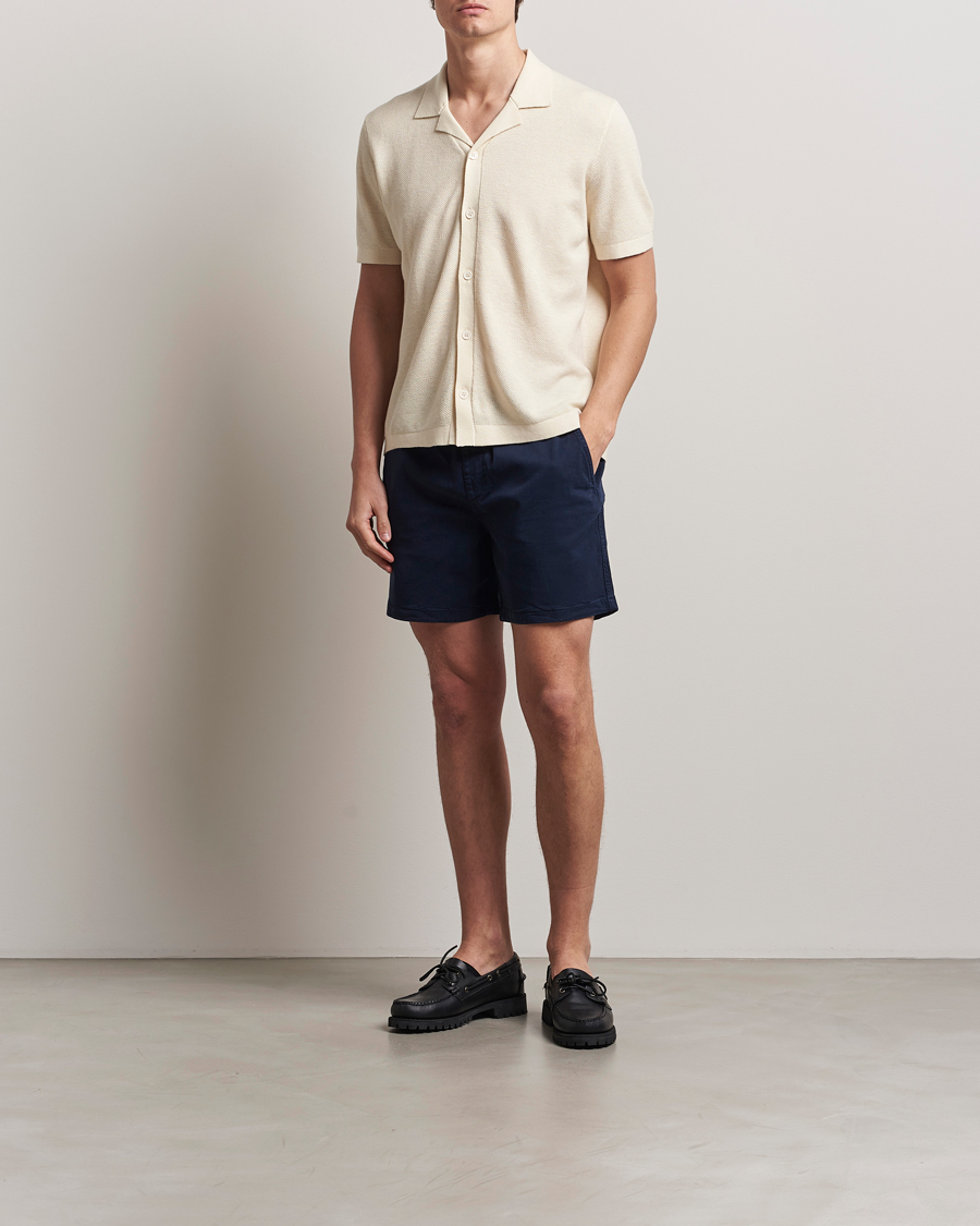 Uomini | Pantaloncini | NN07 | Gregor Drawstring Shorts Navy Blue