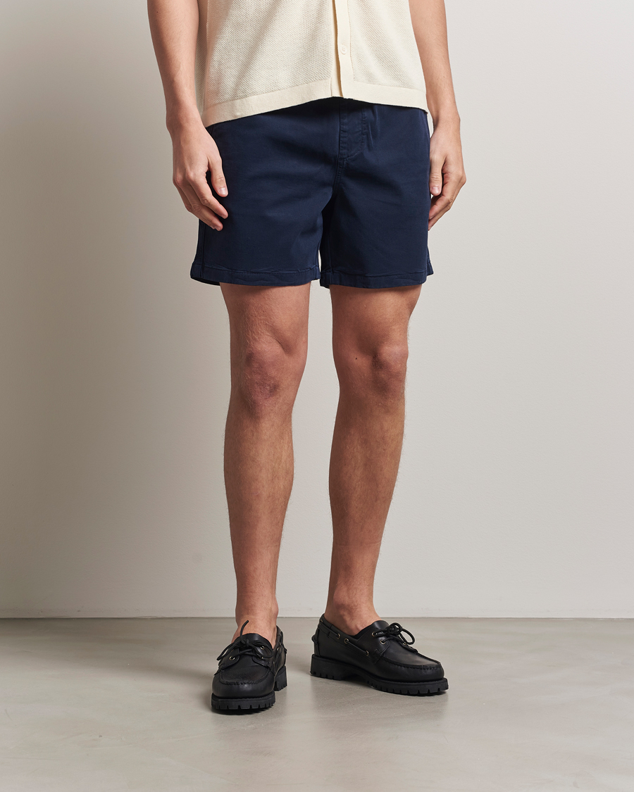 Uomini | Pantaloncini | NN07 | Gregor Drawstring Shorts Navy Blue