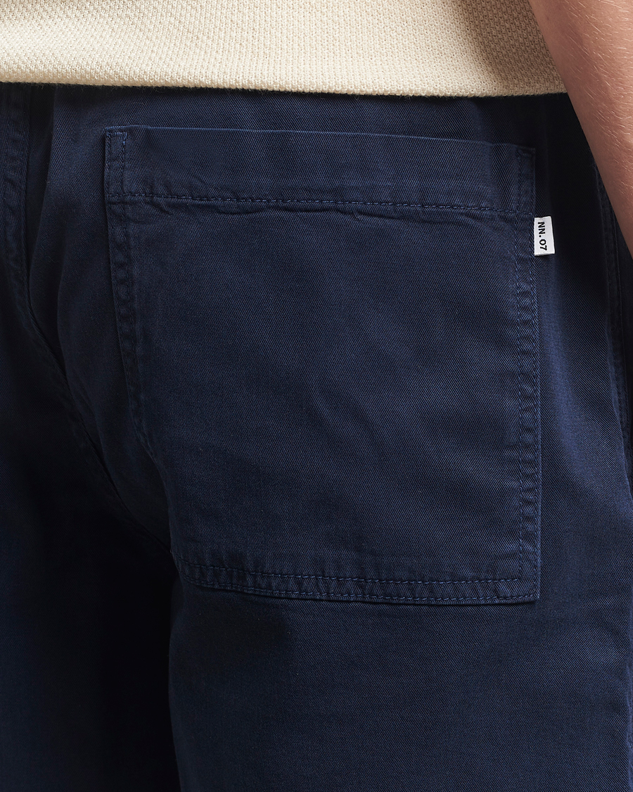 Uomini | Pantaloncini | NN07 | Gregor Drawstring Shorts Navy Blue