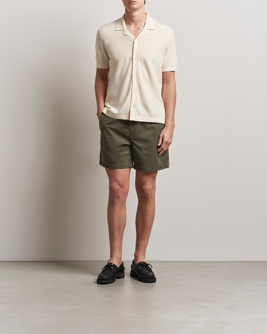 Uomini | Pantaloncini | NN07 | Gregor Drawstring Shorts Capers Green