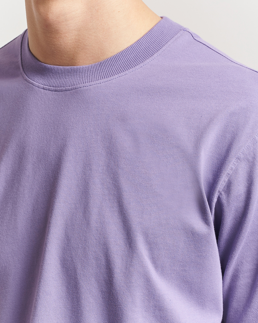 Uomini | T-shirt | NN07 | Adam Pima Crew Neck T-Shirt Violette