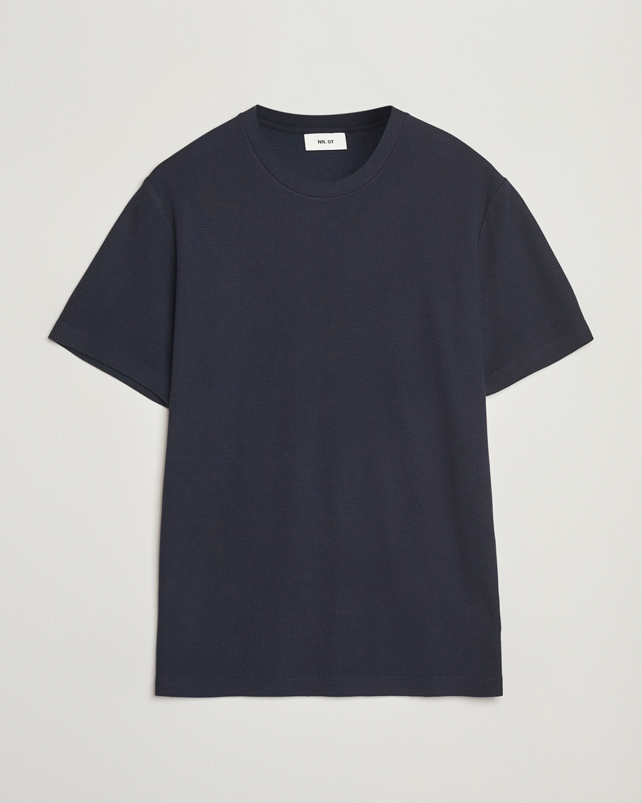 Uomini | T-shirt | NN07 | Clive Crew Neck T-Shirt Navy Blue