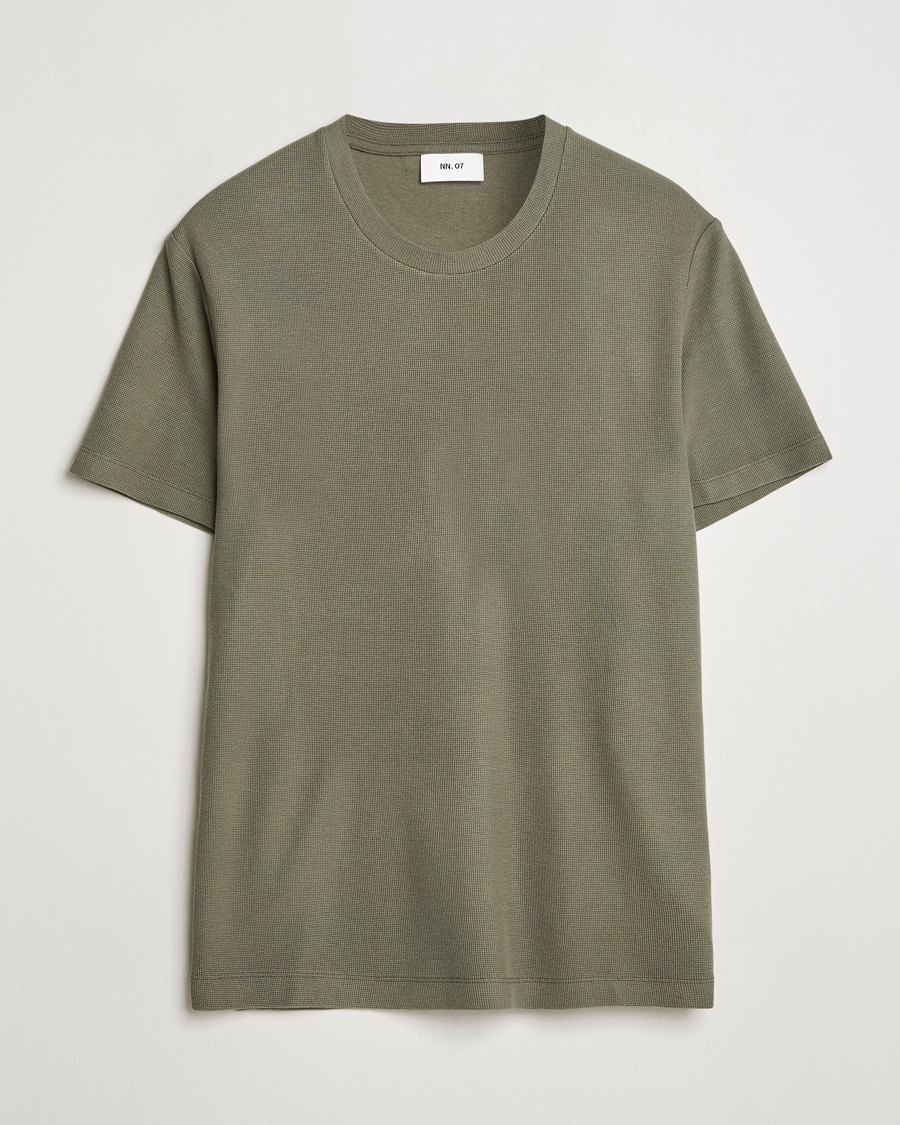Uomini | T-shirt | NN07 | Clive Crew Neck T-Shirt Capers Green