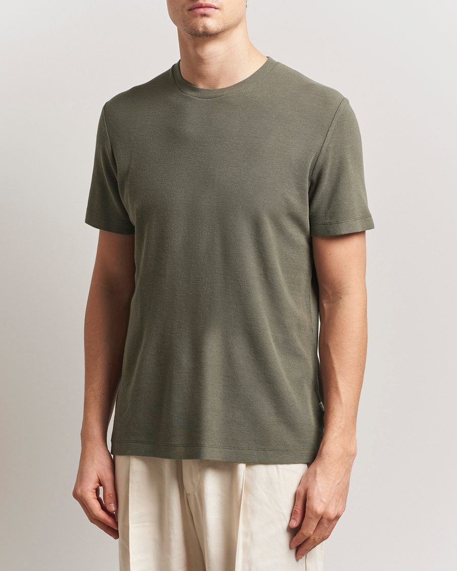 Uomini | T-shirt | NN07 | Clive Crew Neck T-Shirt Capers Green