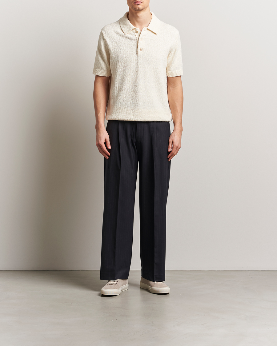 Uomini | Polo | NN07 | Randy Knitted Polo Ecru