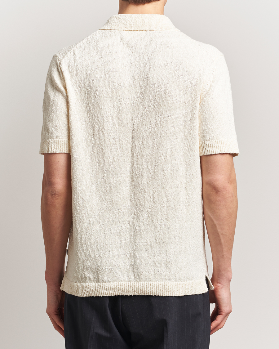 Uomini | Polo | NN07 | Randy Knitted Polo Ecru