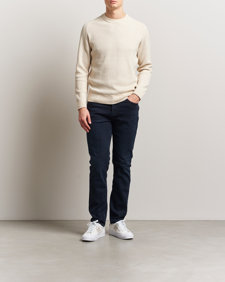 Uomini | Maglieria | NN07 | Kevin Cotton Knitted Sweater Ivory
